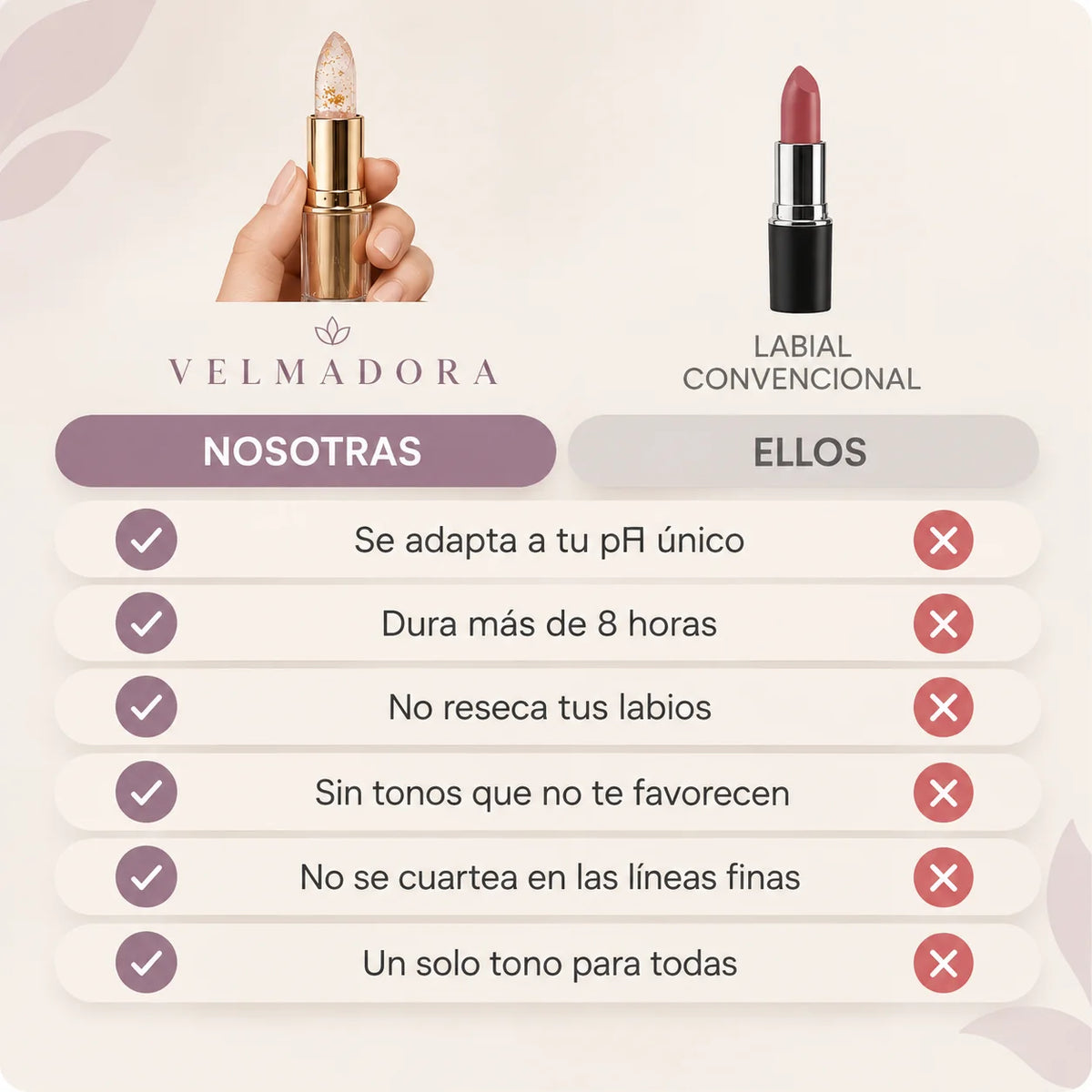 Velmadora – Labial para labios maduros