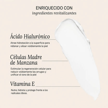 Crema con células madre de manzana